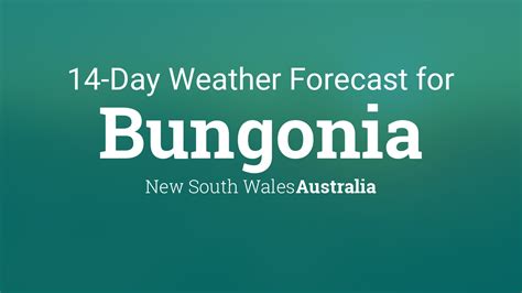 bungonia weather forecast